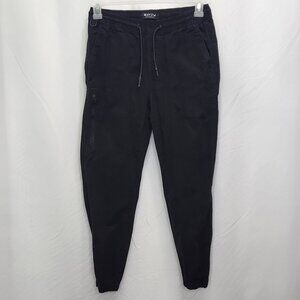 WXYZ Los Angeles Jogger Pants Mens Small S Black Drawstring Pull On Cargo Z07